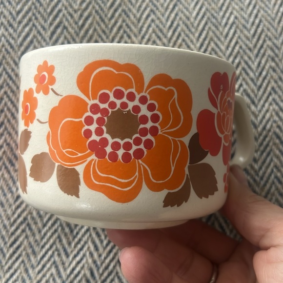 Vintage 1979 FTDA mug made in Portugal for FTD by Sado awesome 70’s desi… - Picture 6 of 11